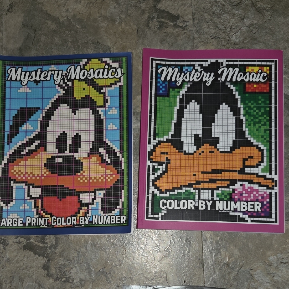 Mystery Color By Number 2 Book Bundle